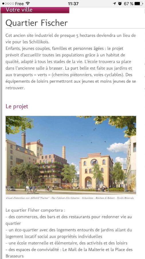 Square Du Chateau Schiltigheim Exterior foto